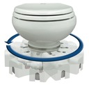 MasterFlush 7100 series toilet - base rotation